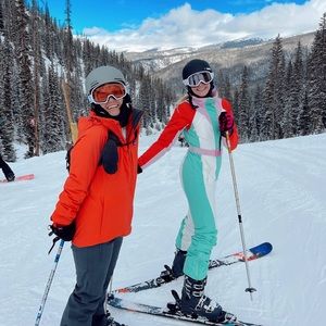 Retro Colored Ski Suit